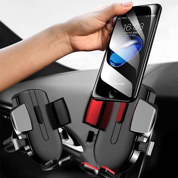 Car Wireless Charger Car Phone Holder Infrared Sensor Automatic Clamping Qi Wireless Charger Phone Holder Random Color