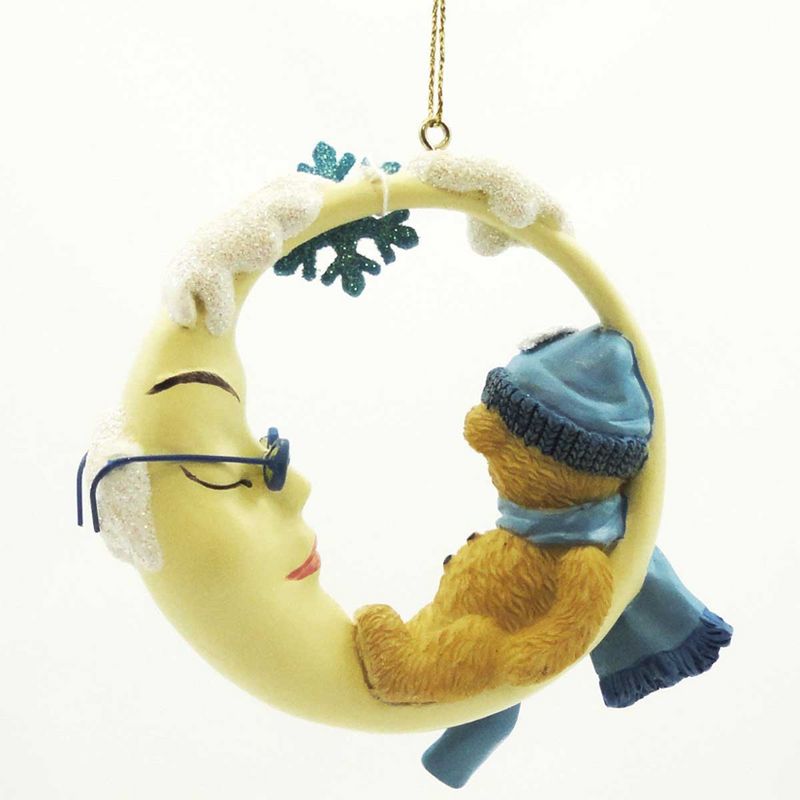 Cherished Teddies May All Your Snowy Christmas Dated 2012 Moon  -  Decorative Figurines