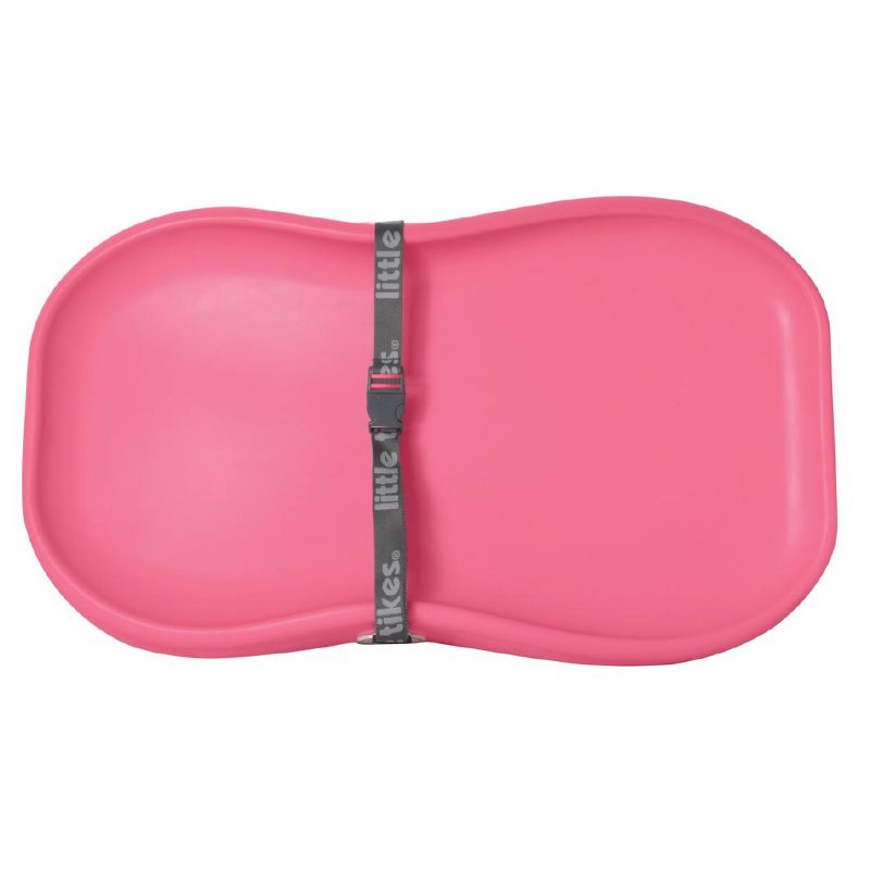 Little Tikes Deluxe 2 in 1 Baby Infant Comfortable Soft Foam Changing Pad and Floor Play Mat with Safety Restraint Belt, Pink