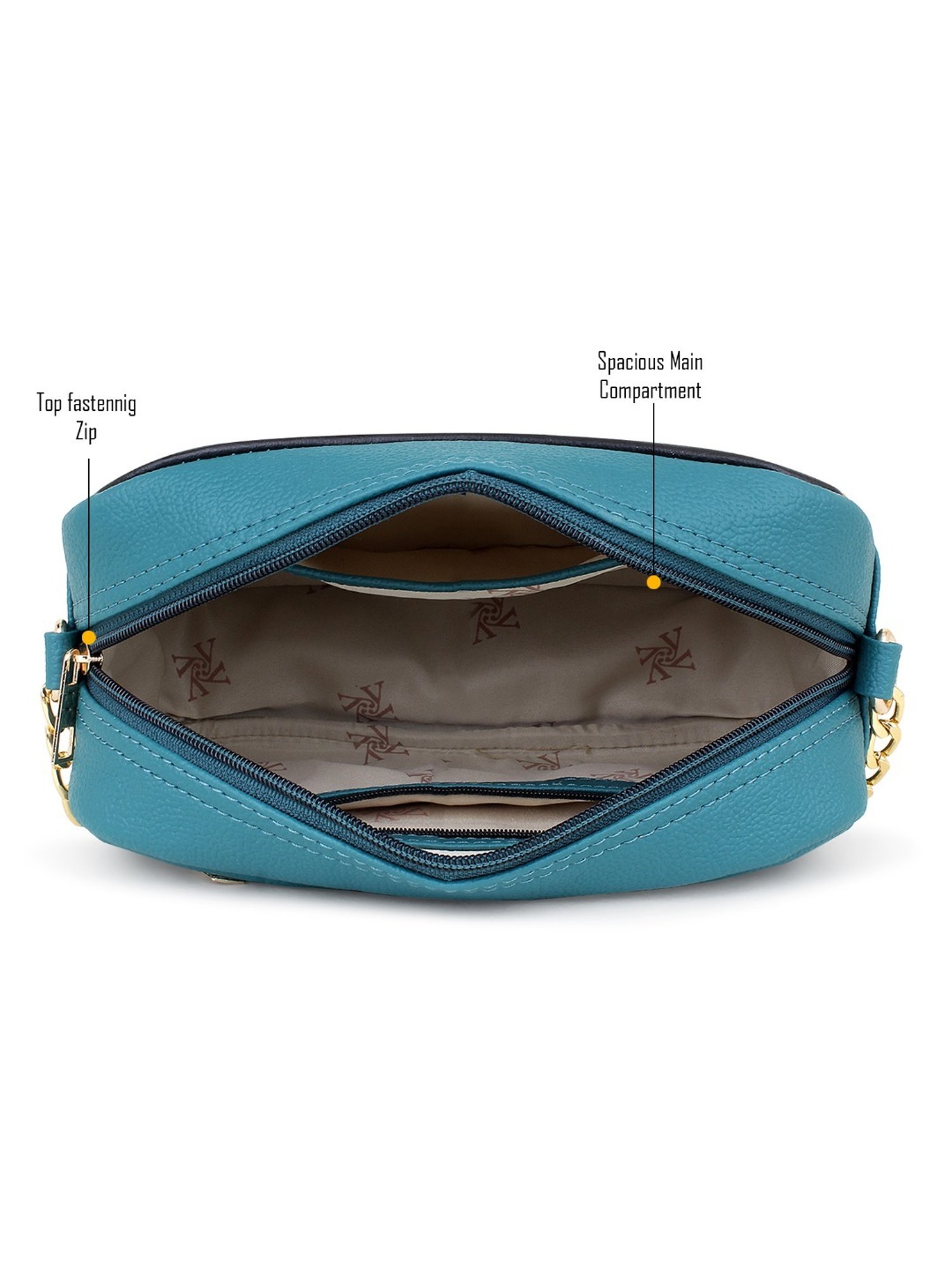 Yelloe Blue Medium Cross Body Bag