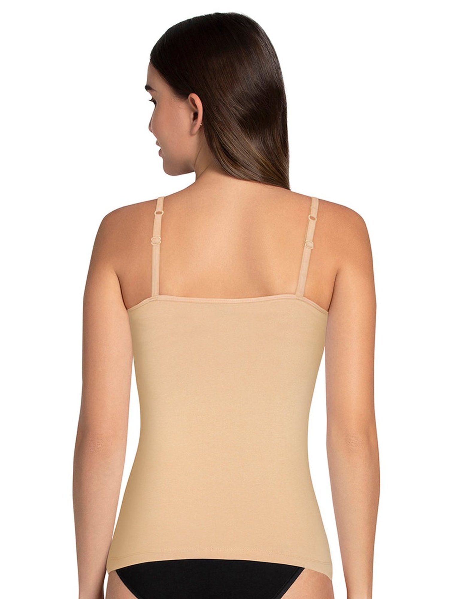 Amante Beige Cotton Camisole