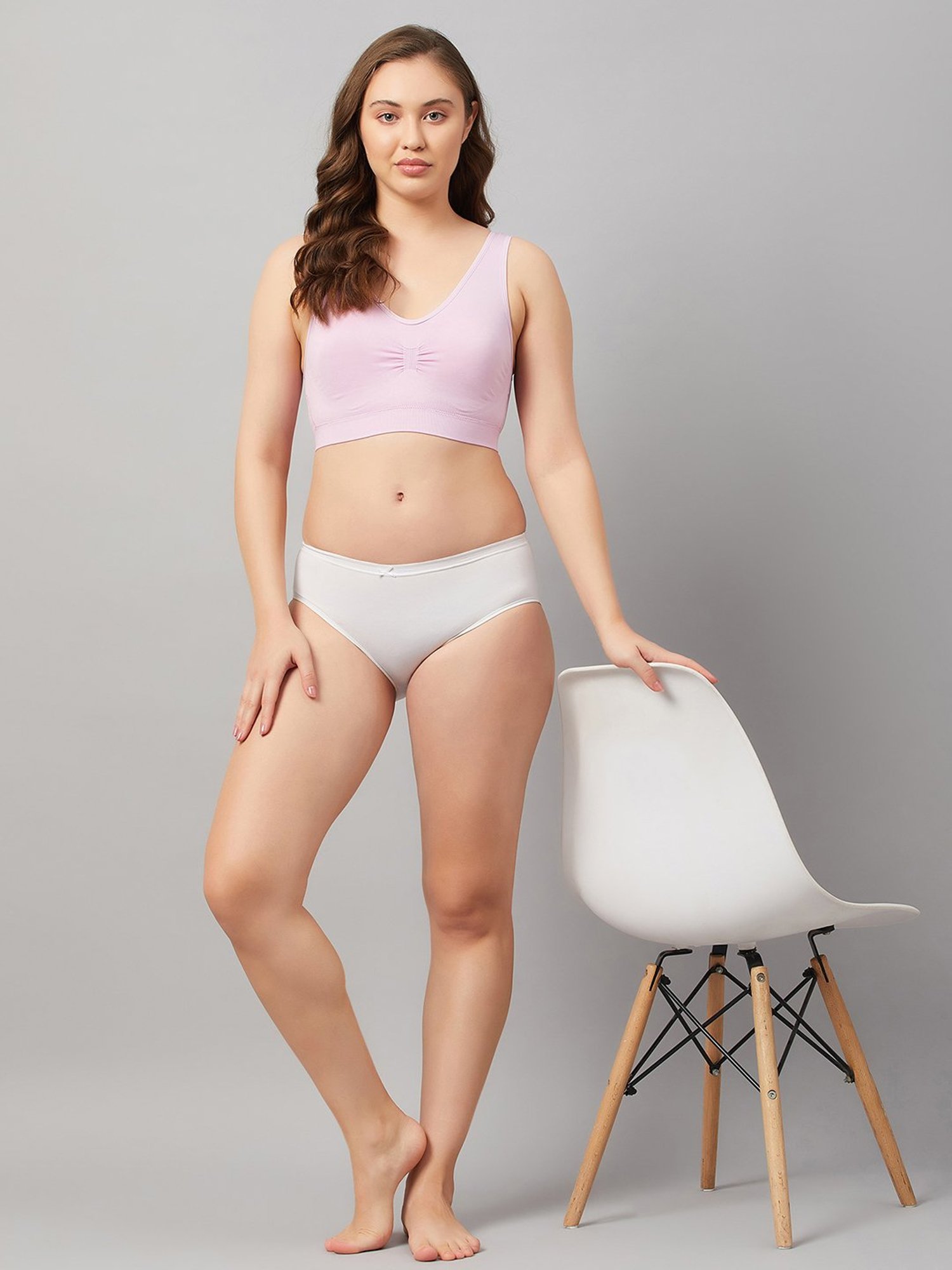 C9 Airwear Purple Full Coverage Everyday Bra With Removable Pads