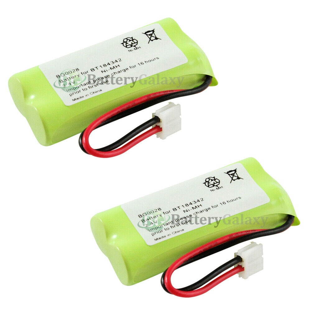 2 Cordless Home Phone Rechargeable Battery for ATT BT184342 BT28433 3,300+SOLD