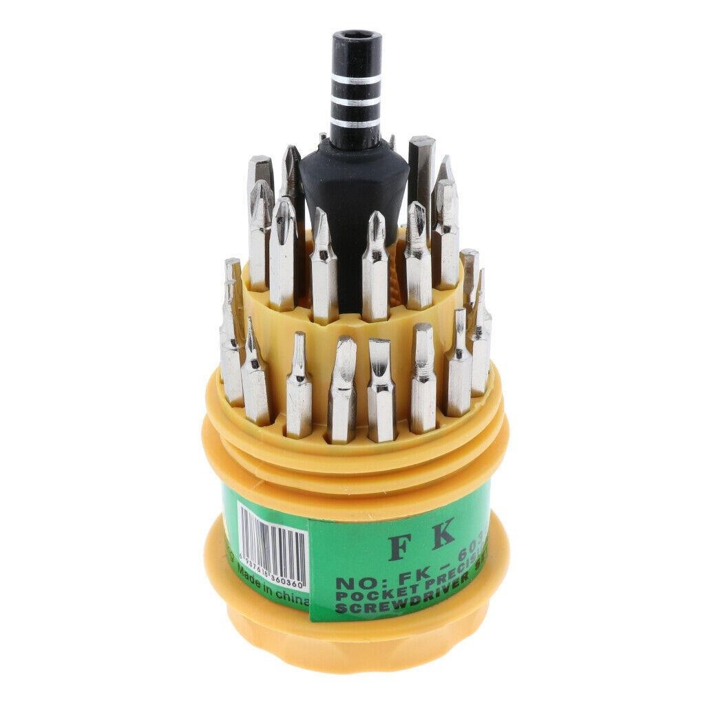 31 in 1 Screwdriver Set PC Hard Drive Printer Shaver Repair Kit Tools