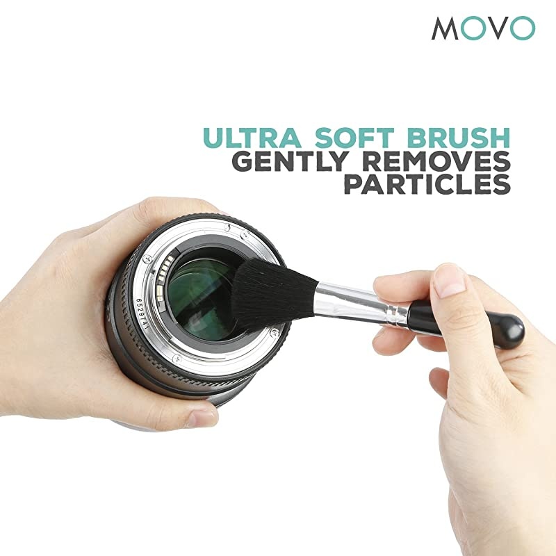 Deluxe Essentials DSLR Camera Cleaning Kit PRO with LED Loupe 10 APSC Swabs Sensor Cleaning Fluid Air Blower Lens Pen Soft Brush 2X Small and 2X Large Microfiber Cloth and Carrying Case