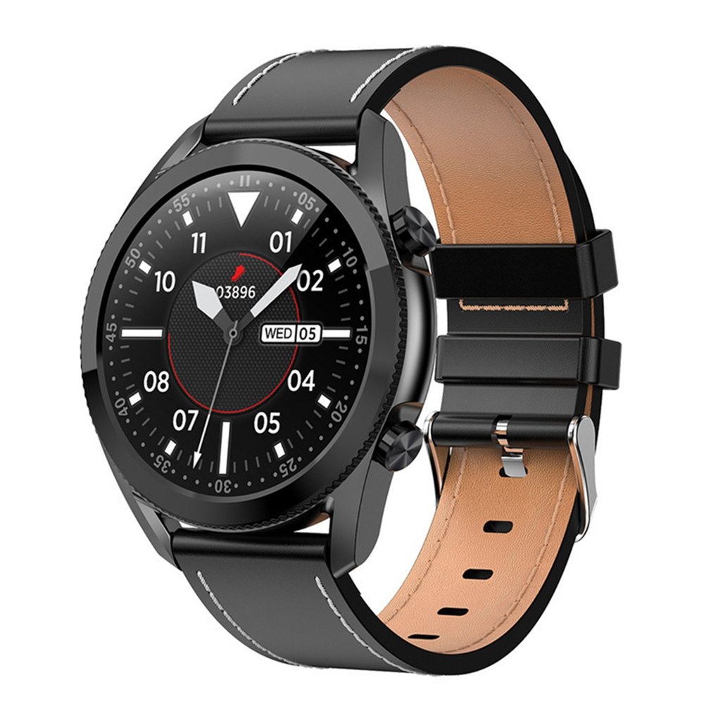 I12 1.3 Inch Color Full Touch Screen Smart Watch Men Women Waterproof Heart Rate With Phone Call Music Sports Tracker,1.3 inch,black