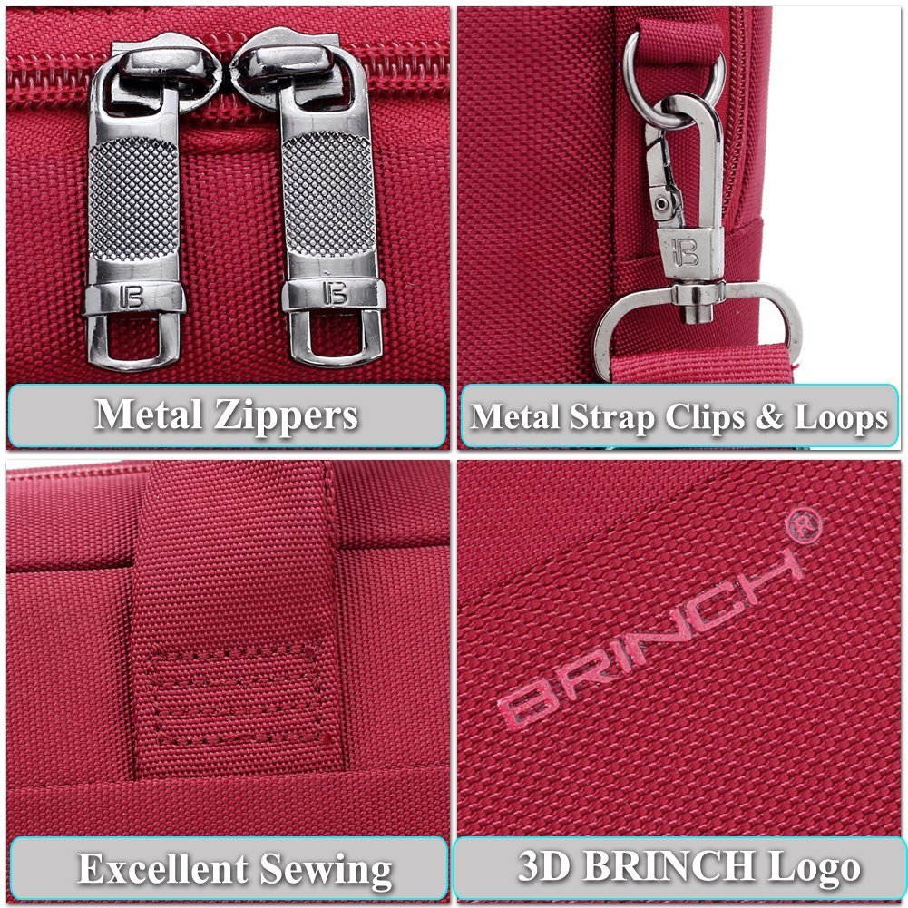 Wellhouse 15.6 Inch Laptop Bags, Business Shoulder Bags Handbags Carrying Bags Laptop Cases Notebook Cases with Suitcase/Luggage Back Belt For 15.6 inch HP Dell Sony Laptop Notebook Computer Macbook