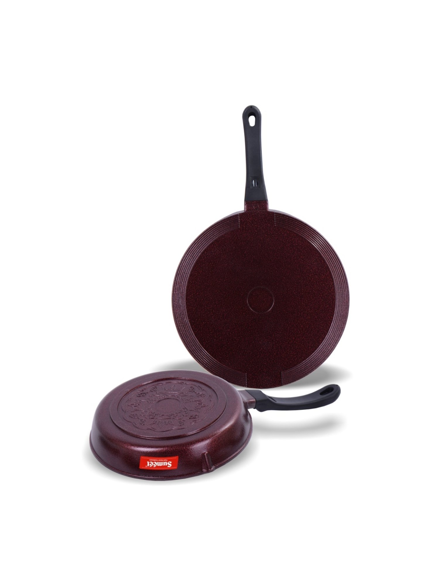 Sumeet Nonstick Granite Finish EXIGO set (Tawa 30.5cm Dia + Round Grill Pan 25.5cm Dia )