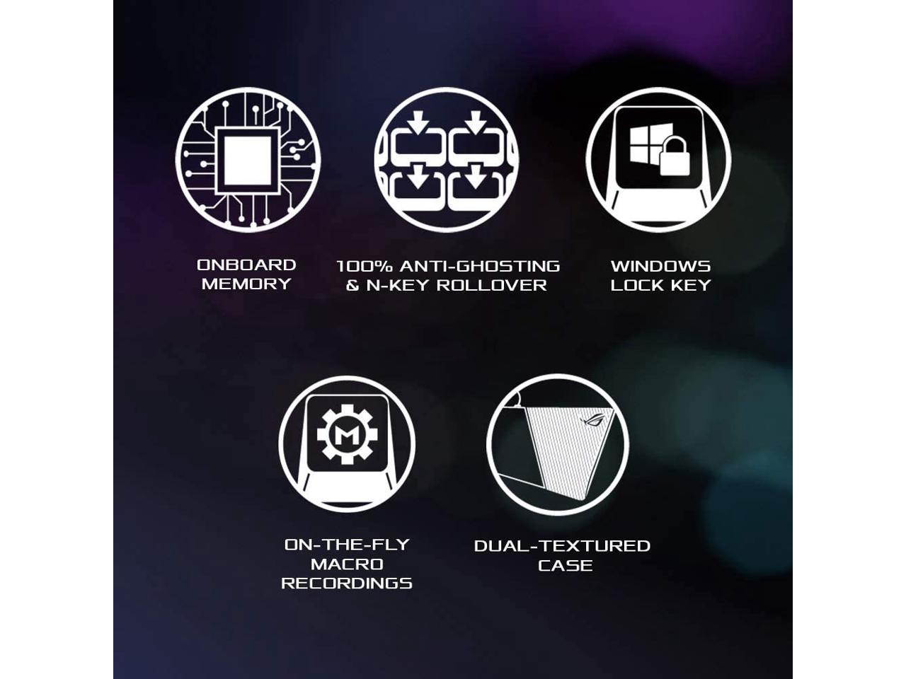 ASUS 90MP01N0-BKUA00 ROG Strix Scope TKL Gaming Keyboard