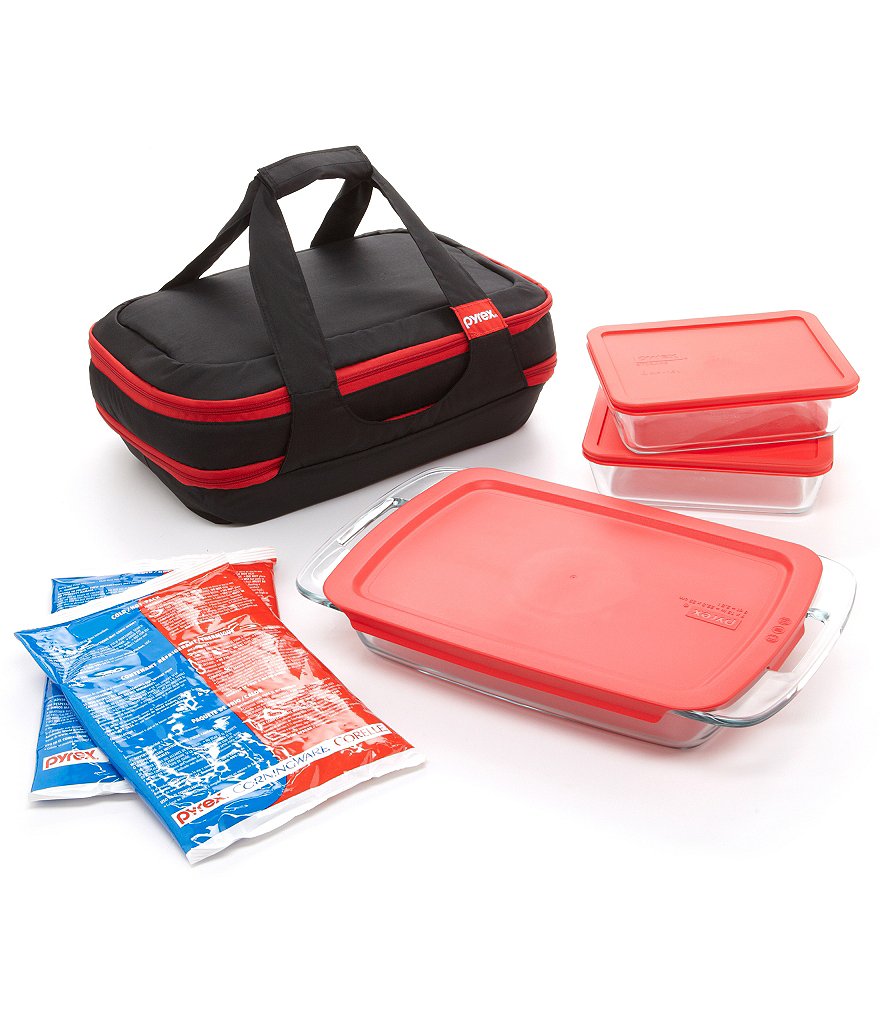 Pyrex Portable 9-Piece Double-Decker Set