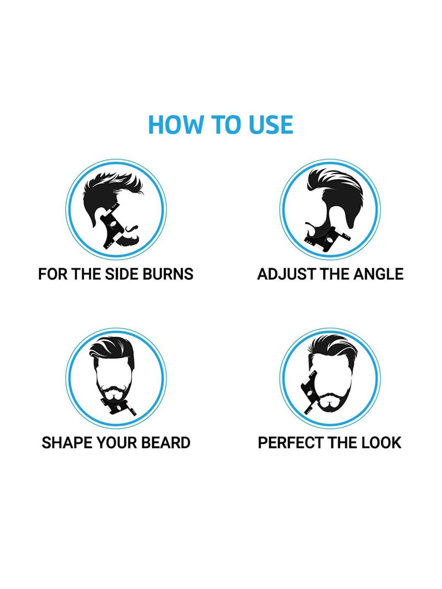 UrbanMooch Beard Shaper Tool For Beard Styling