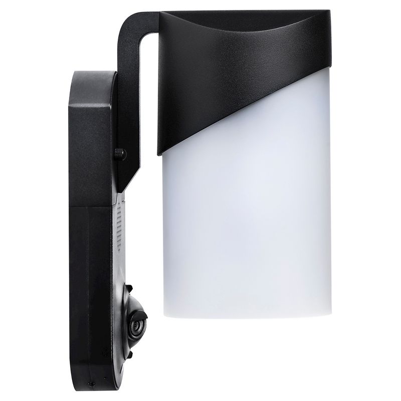 Contemporary Smart Security LED Outdoor Wall Light Black - Maximus