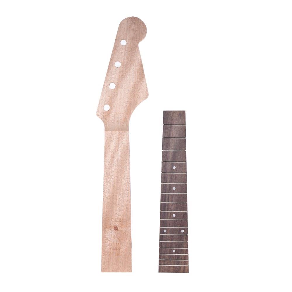 23 Inch Concert Ukelele Maple Wood Neck & Rosewood Fretboard Fingerboard Set Hawaiian Guitar Parts