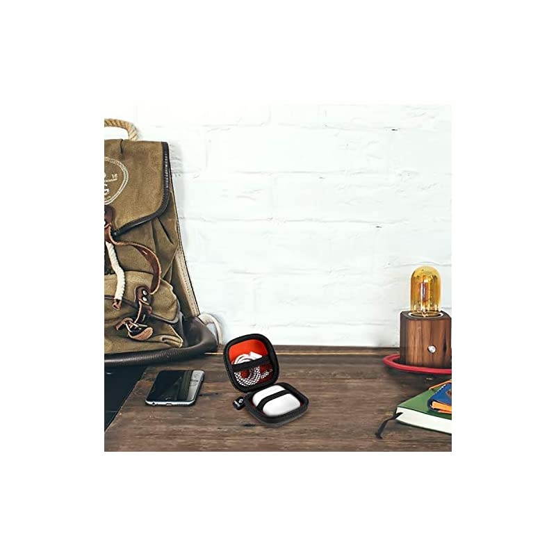 Case for AirPods Hard EVA Shockproof Portable Full Protective Cover Carrying Bag Compatibe with AirPods 1 and AirPods 2 Charging Case Accessories Denim Gray