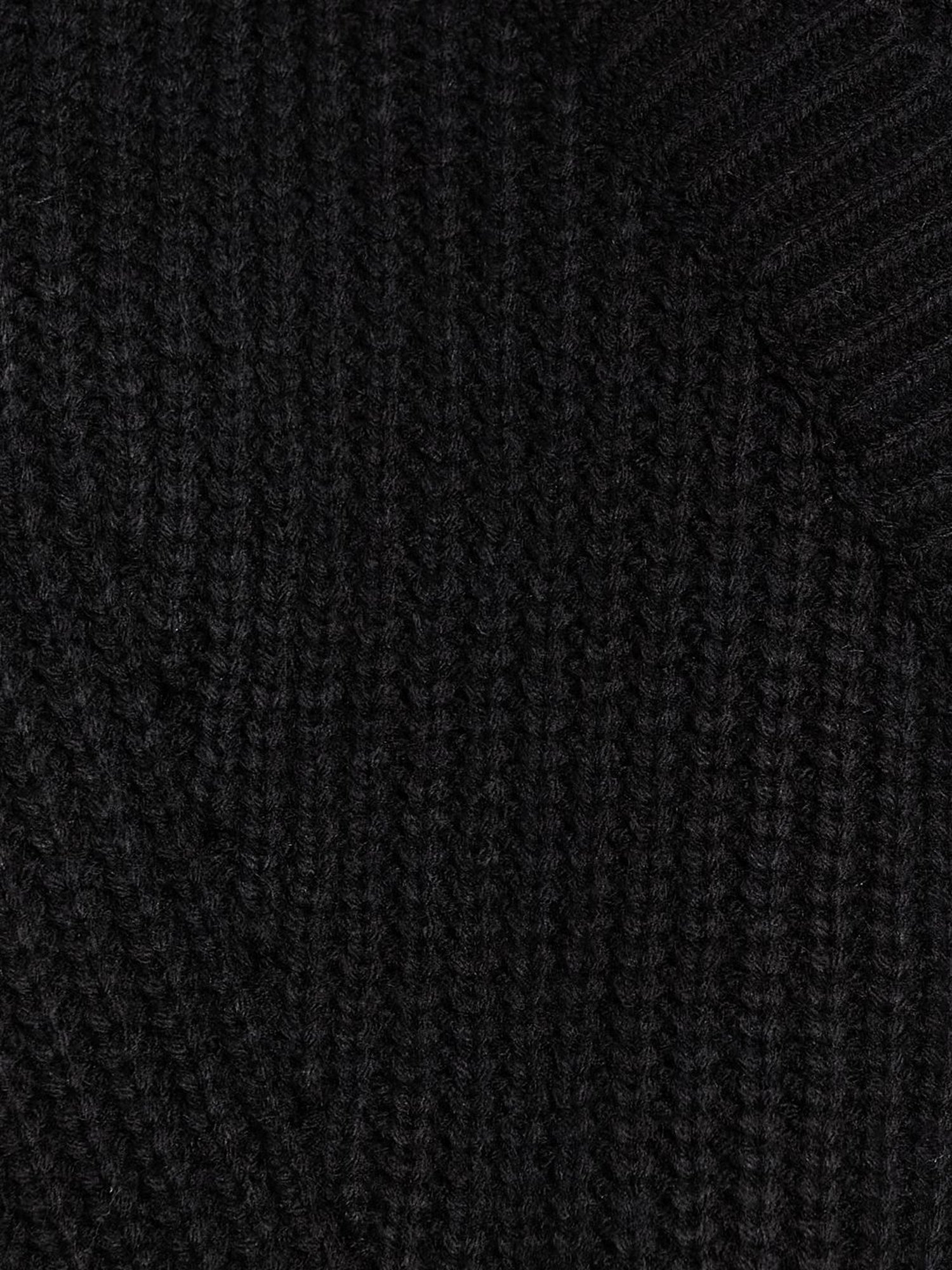 METTLE Black V Neck Pullover