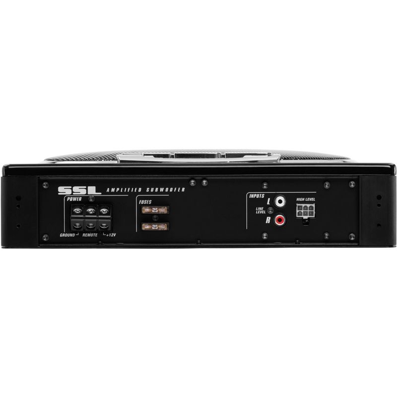 SoundStorm LOPRO10 10" 1200W Car Audio Slim Under Seat Powered Subwoofer Sub