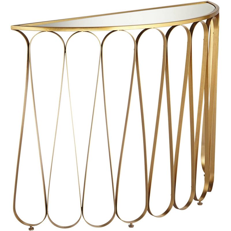 Tella 45 1/8" Wide Gold Console Table