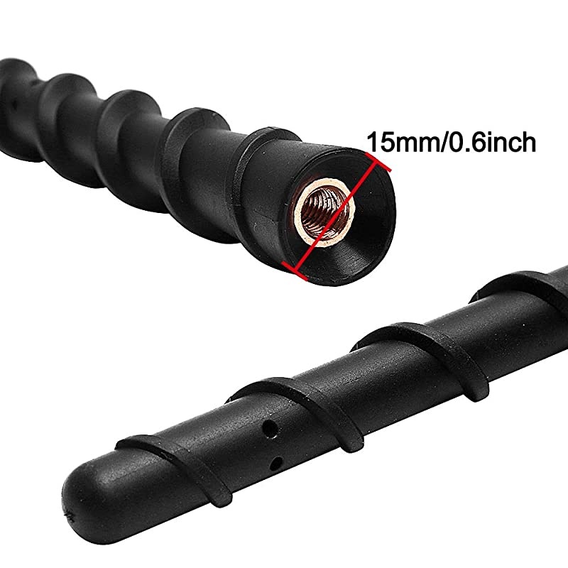 Radio Antenna for Jeep Wrangler 13-inch Flexible Metal Car Radio Antenna for 2007 to 2020 Jeep Wrangler JK JKU JL JLU Sahara Rubicon 2 4 Door Gladiator