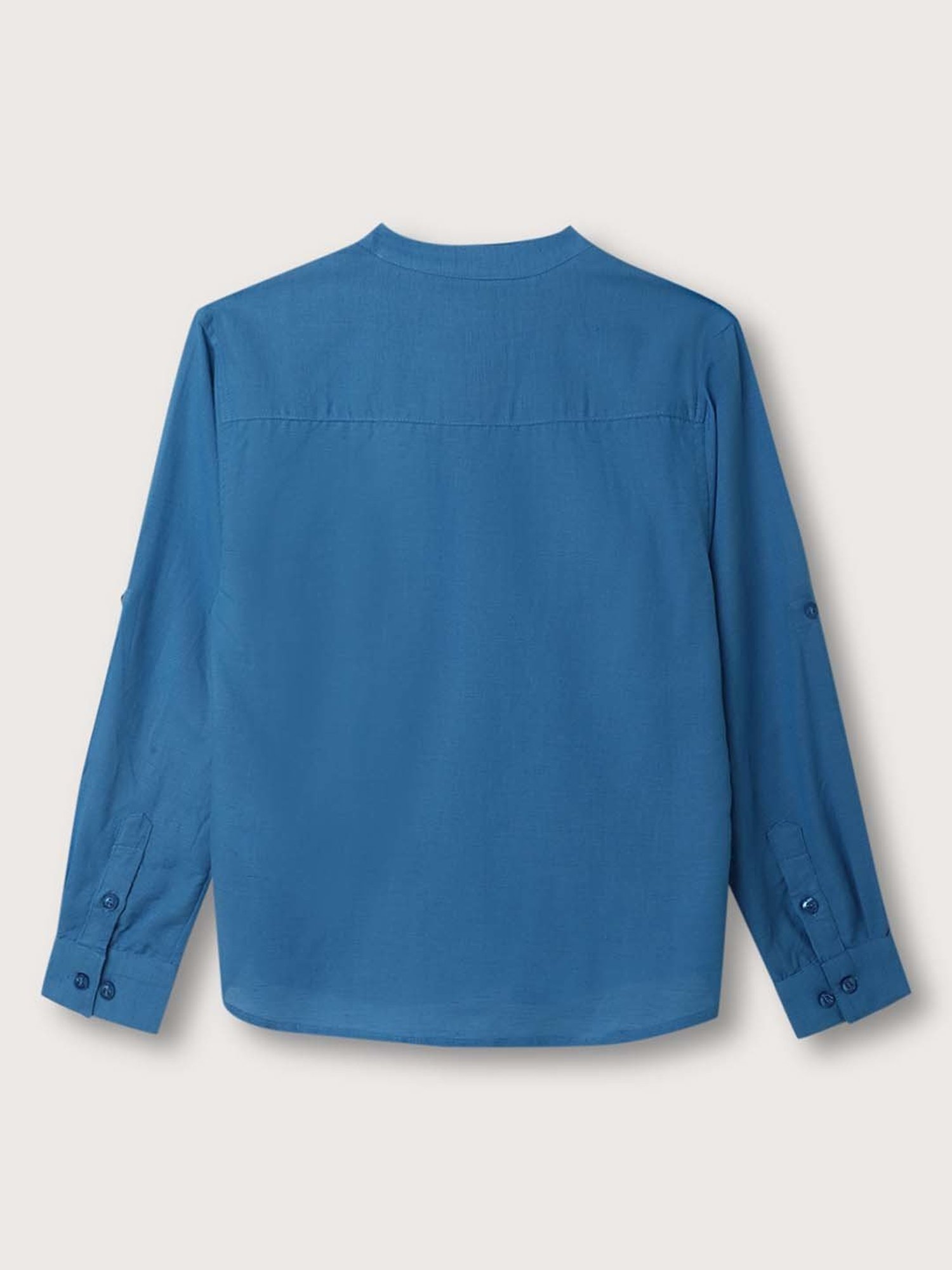 Blue Giraffe Kids Blue Logo Full Sleeves Shirt