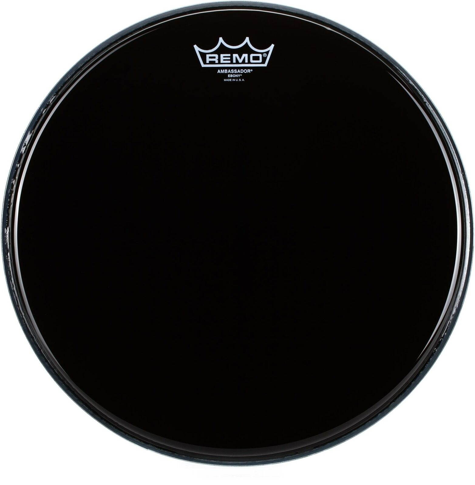Remo Ambassador Ebony Drumhead - 14 inch + Remo ES-0016-00- - Value Bundle
