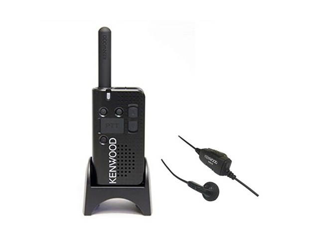 Kenwood PKT-23K Earbud Headset Bundle Walkie Talkie - Two Way Radio