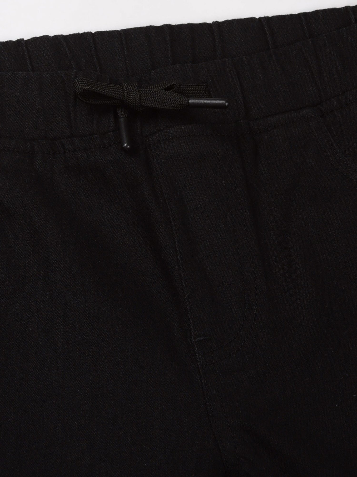 Thomas Scott Black Relaxed Fit Lightly Washed Jogger Jeans