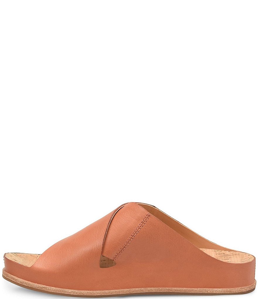 Kork-Ease Tutsi Cross Band Leather Slide Sandals