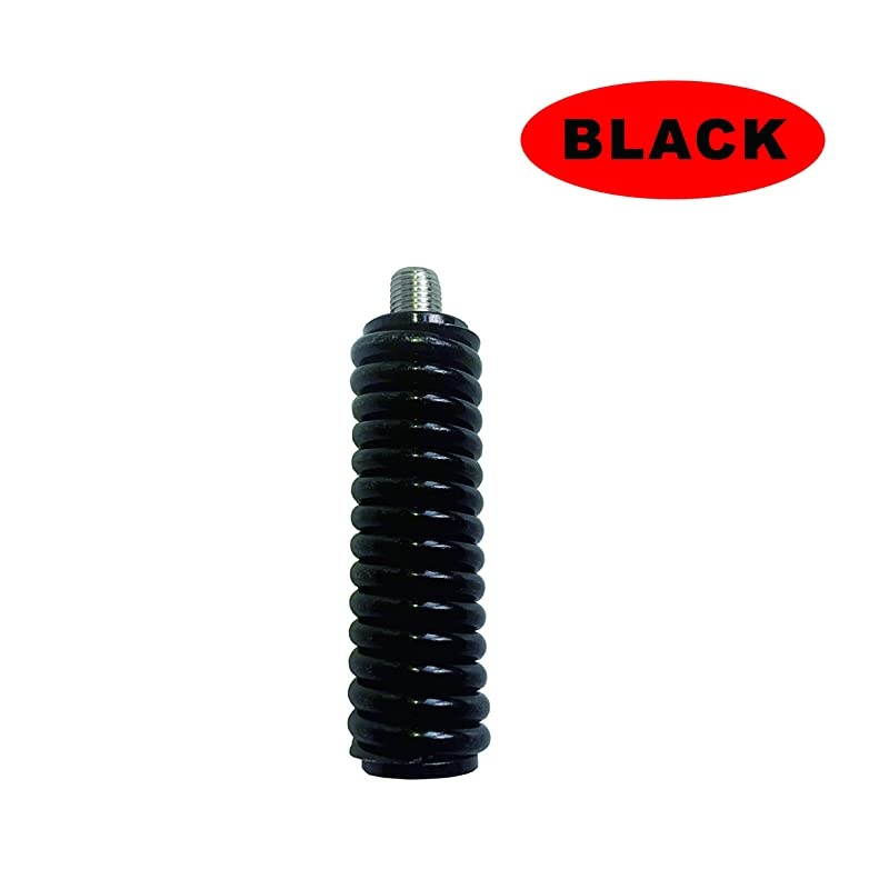 SS-3H CB Antenna Spring,Stainless Steel Heavy Duty CB Radio Antenna Mount Spring,Spring to fit Mobile/in-Vehicle CB Radio Antenna Mount up to 60" Long and 3/8" X 24 Thread(Black)