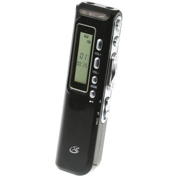 GPX PR047B 4GB Digital Voice Recorder