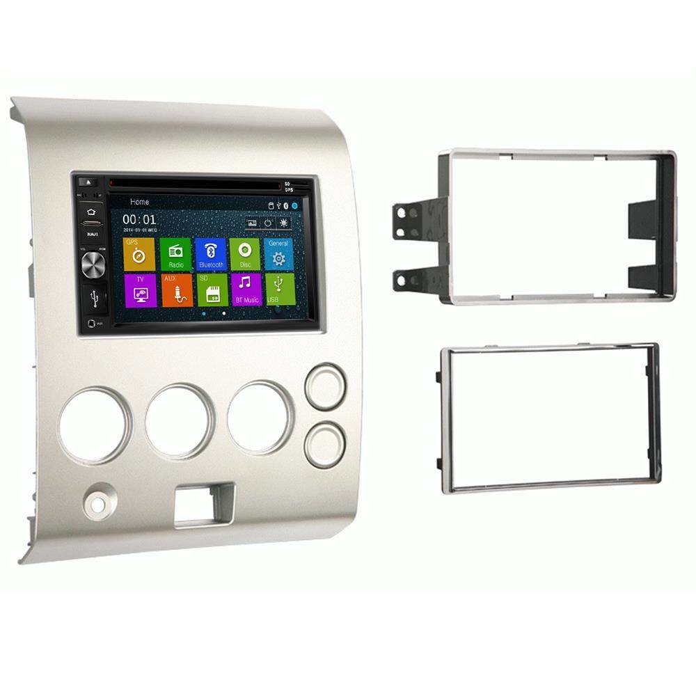 Otto Navi In Dash Navigation System DVD GPS Navigation Multimedia Radio and Dash Kit for Nissan Armada 2004-2005