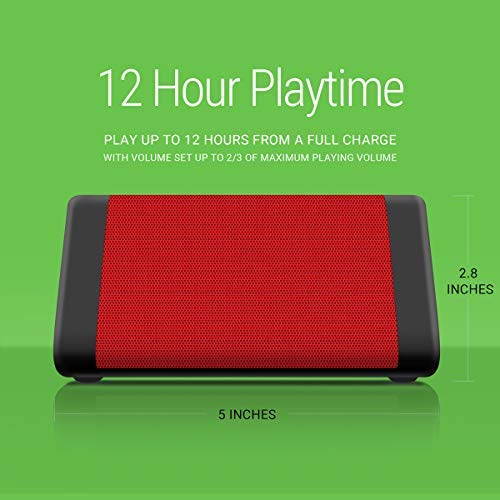 OontZ Angle 3 Bluetooth Speaker IPX5 Water Resistant (Black) by Cambridge SoundWorks
