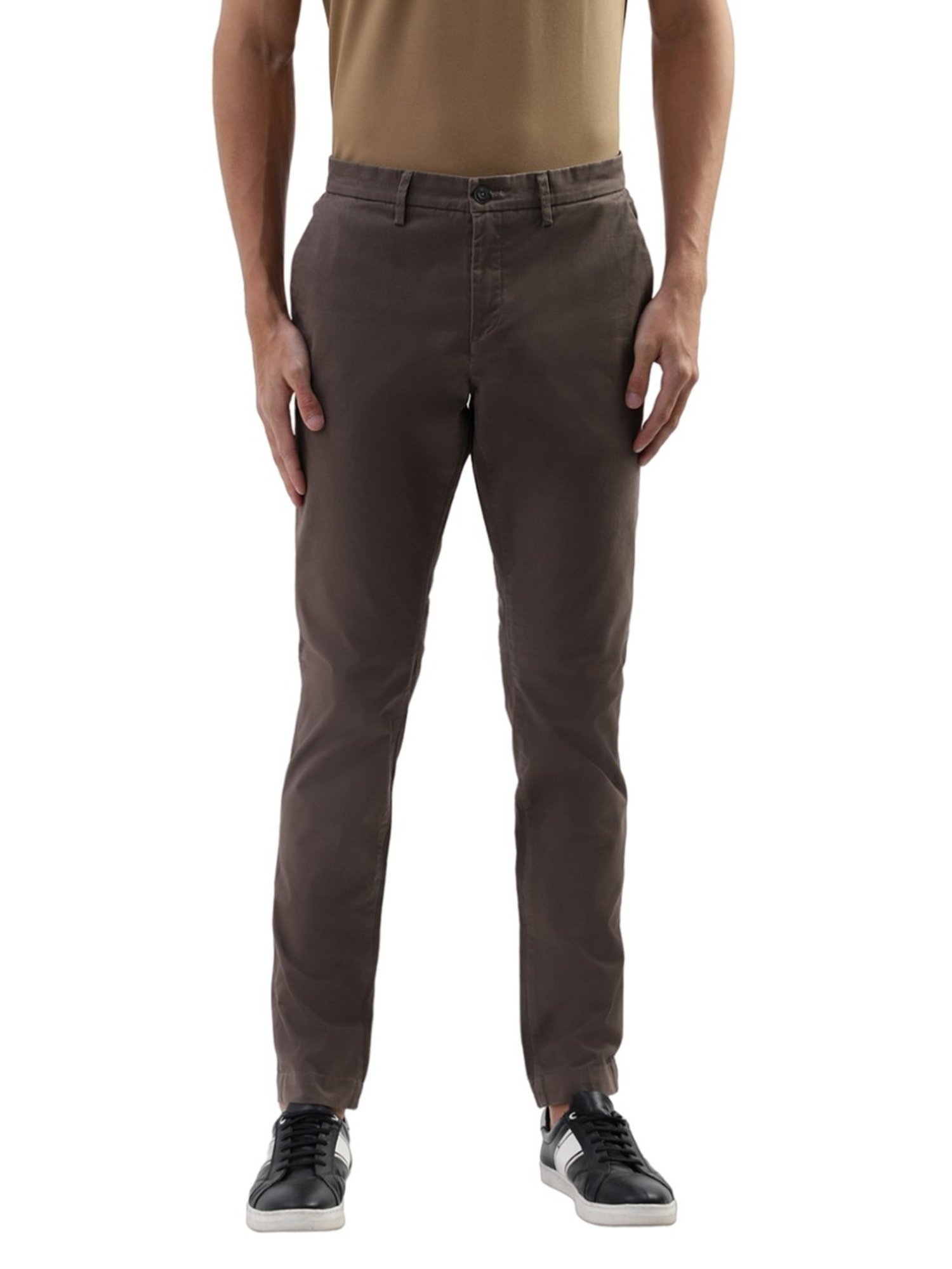 Bruun & Stengade Brown Slim Fit Chinos