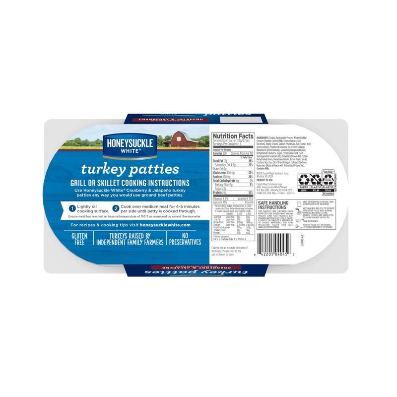 Honeysuckle White Cranberry & Jalapeno with Cheese - 4ct/18.8oz