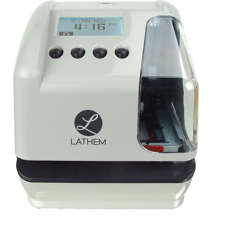Lathem Time Punch Card Time Clock System, White LTH-5000