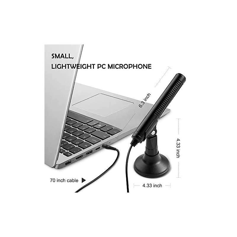 Computer Microphone Desktop Microphone Condenser Microphone for Computer PCLaptopMACWindowsGamesStreaming BroadcastSkypeYouTube Videos Chatting