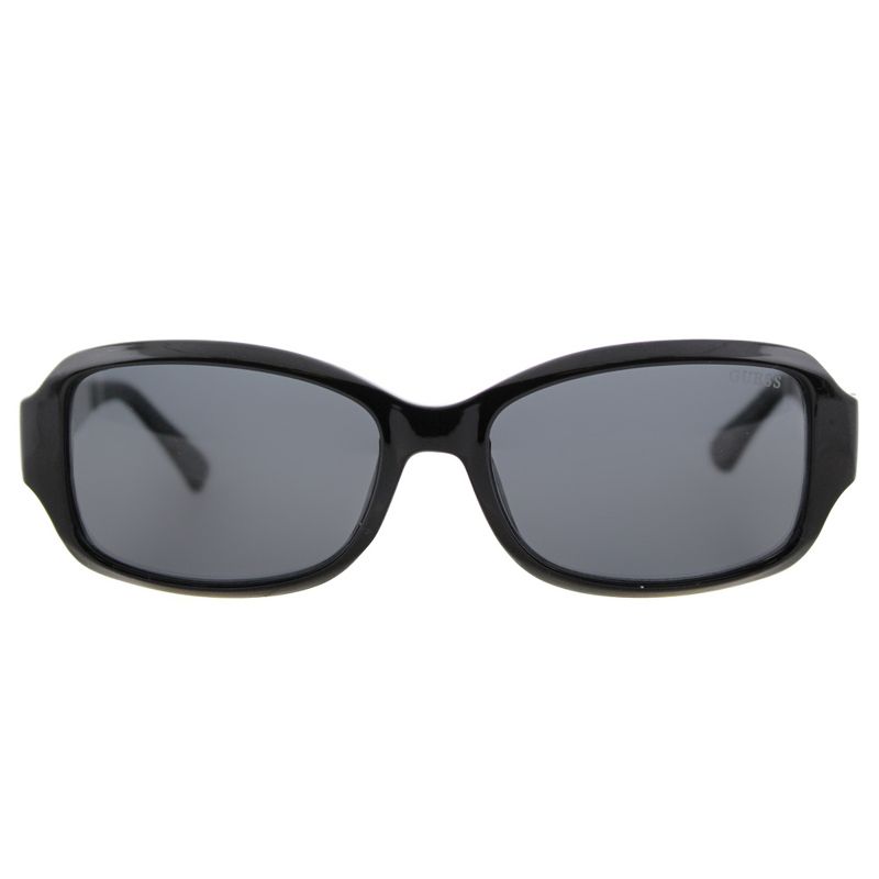 Guess GU 7410 01A Womens Oval Sunglasses Black 55mm