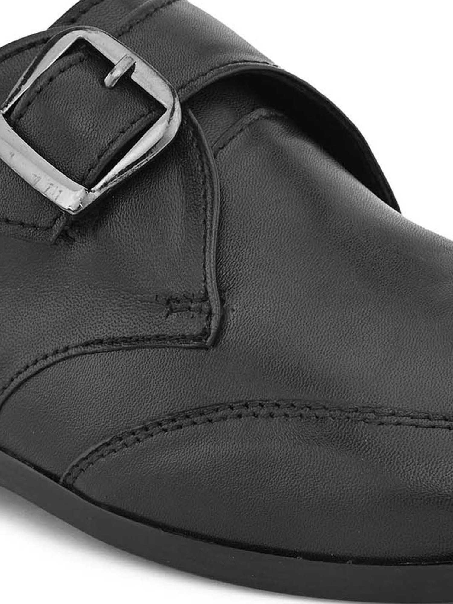 Carlo Romano Women's Black Monk Shoes