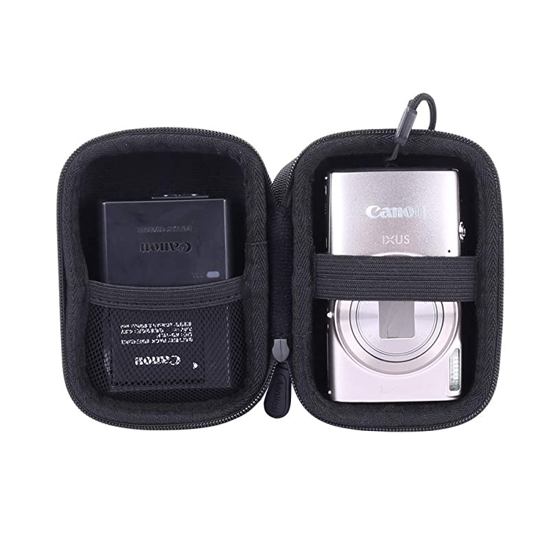 Hard Carrying Case for Canon PowerShot ELPH 180190 Digital Camera Storage case Black