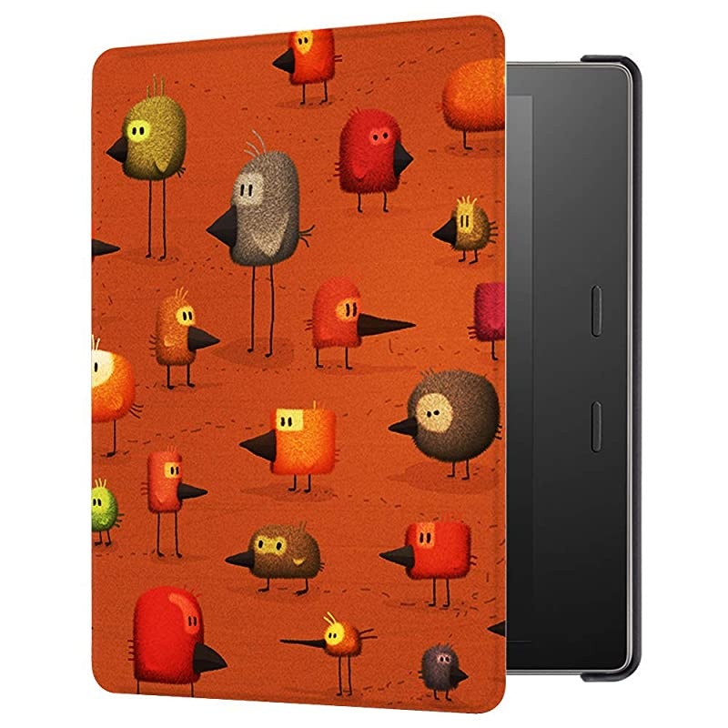 Painting Case for Kindle Oasis 20172019 7 inches 9th10th Gens Cover with Auto SleepWake Birds