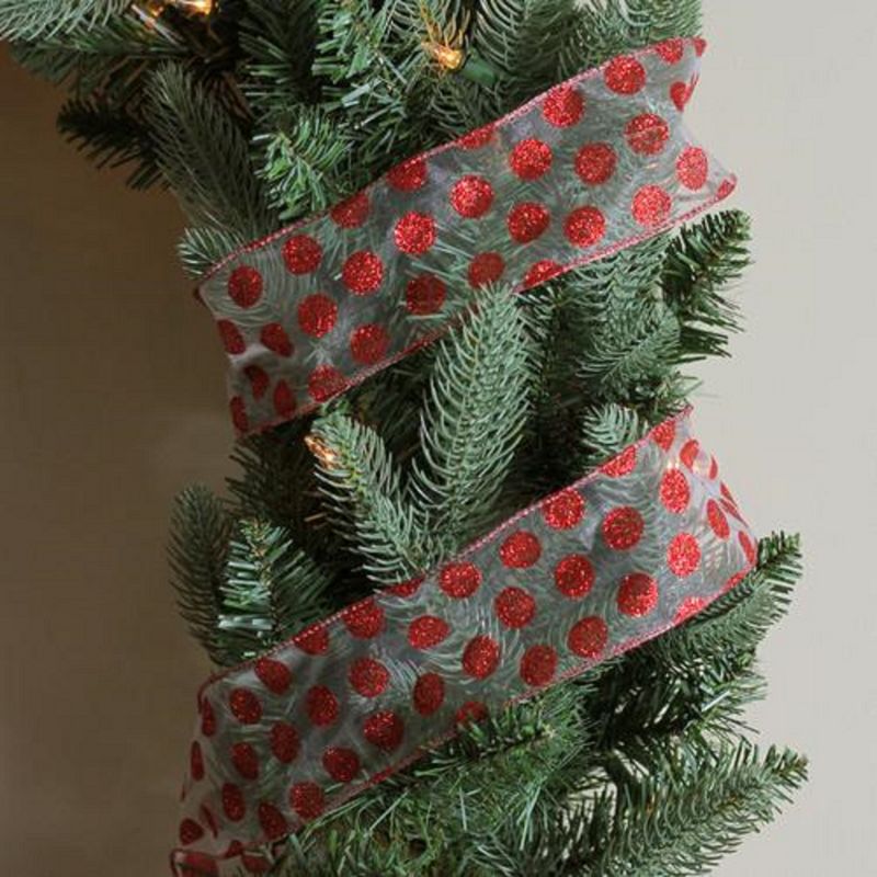 Bright Creations White Pearl Beads Chain Trim Roll for Wedding Garland, DIY Crafts, 0.31 in. x 65 ft