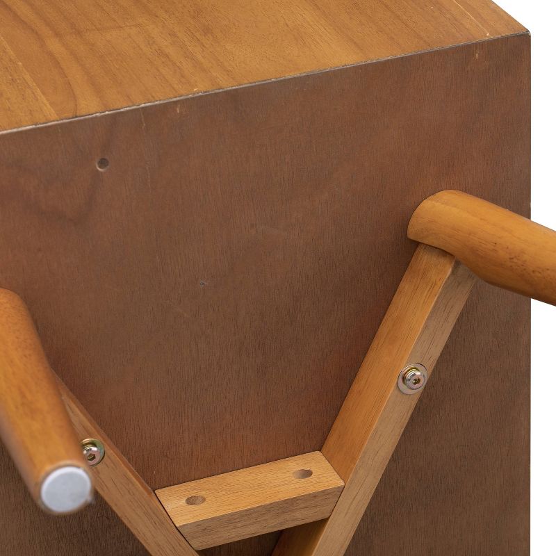 Fleish Nightstand Light Brown - Edgemod