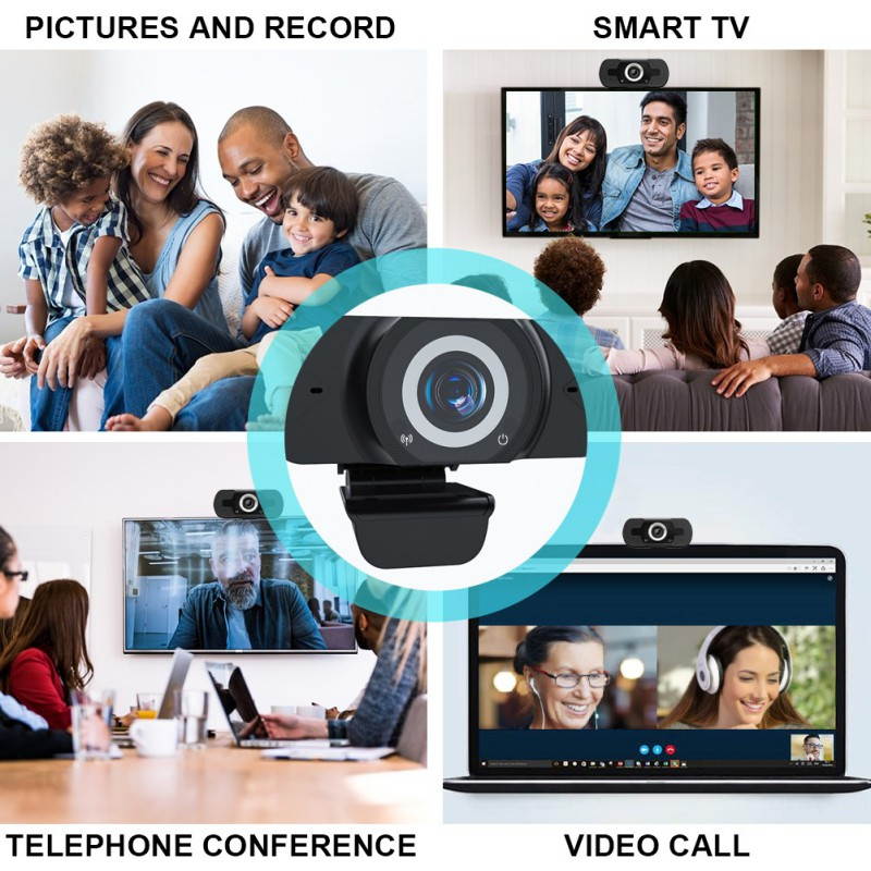 Ochine HD 1080P Webcam Autofocus Web Camera Cam For PC Laptop Desktop With Microphone