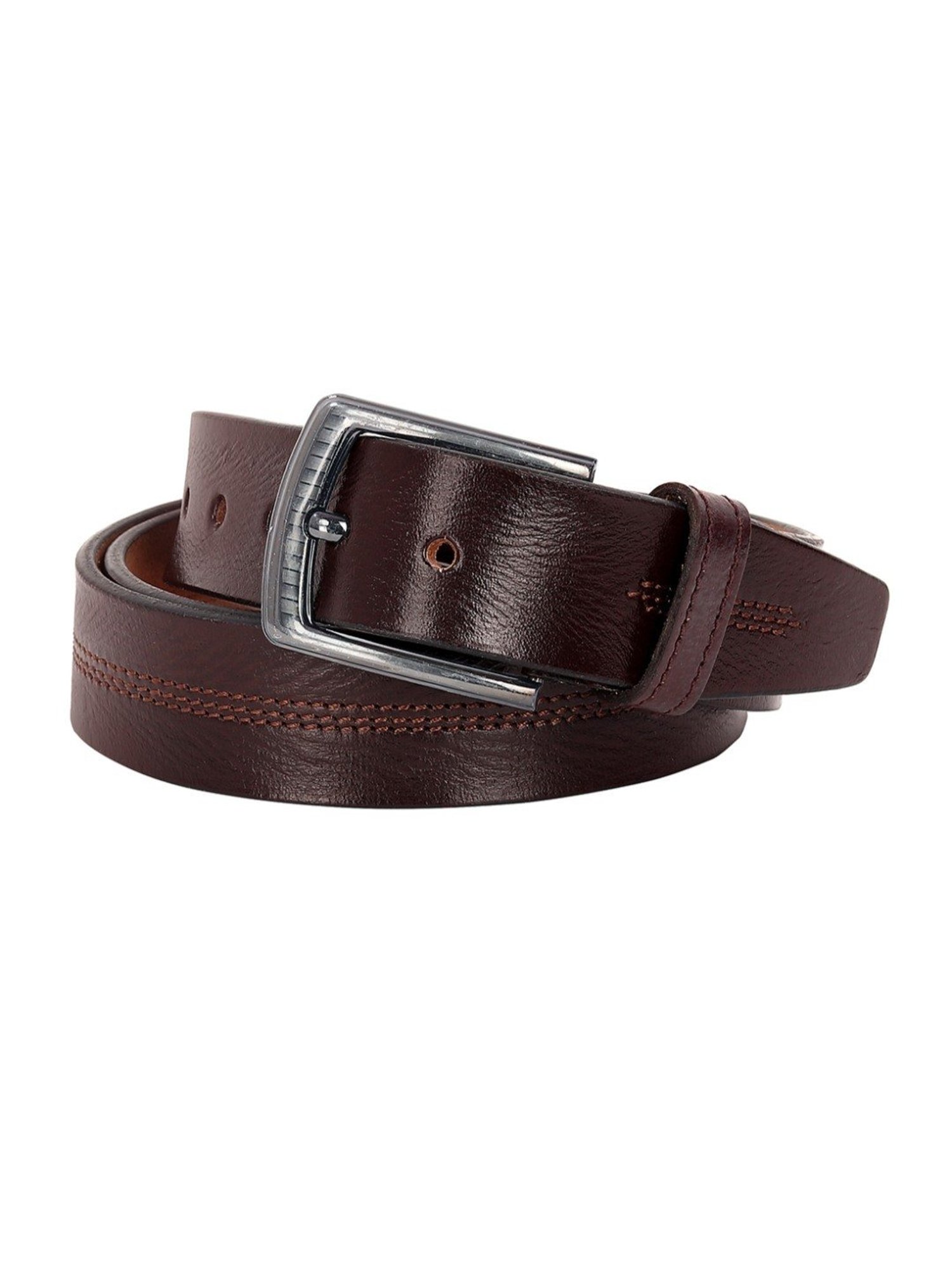 Fossil Griffin Brown Leather Casual Belt For Men