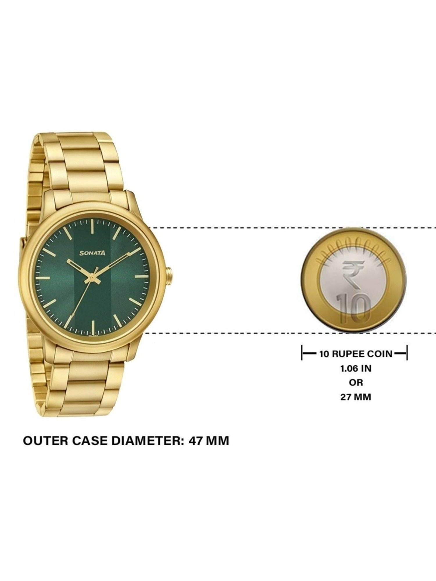 Sonata Utsav NS7134YM04 Analog Watch for Men