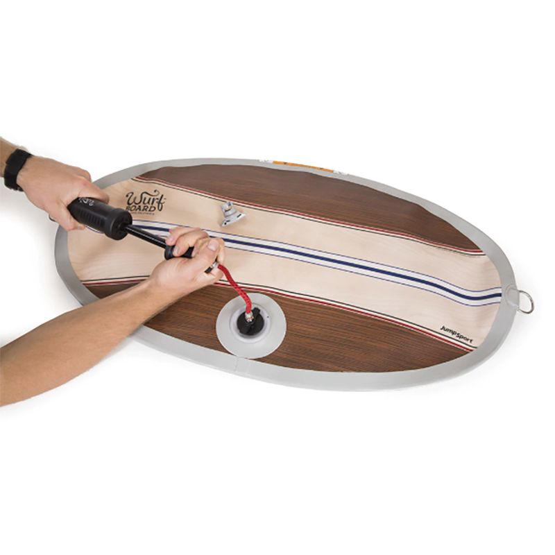 1'6"x2'9" Oval Floor Mat Brown - JumpSport