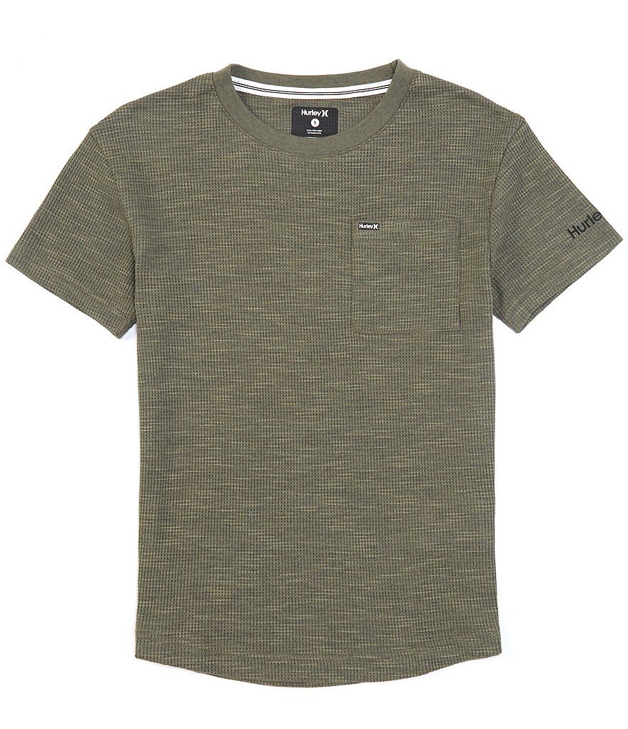 Hurley Big Boys 8-20 Short-Sleeve Pocket Thermal Tee
