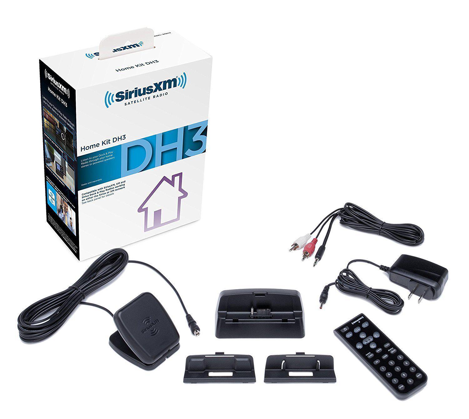 SiriusXM SXDH3 Sirius & SiriusXM Dock & Play Home Kit