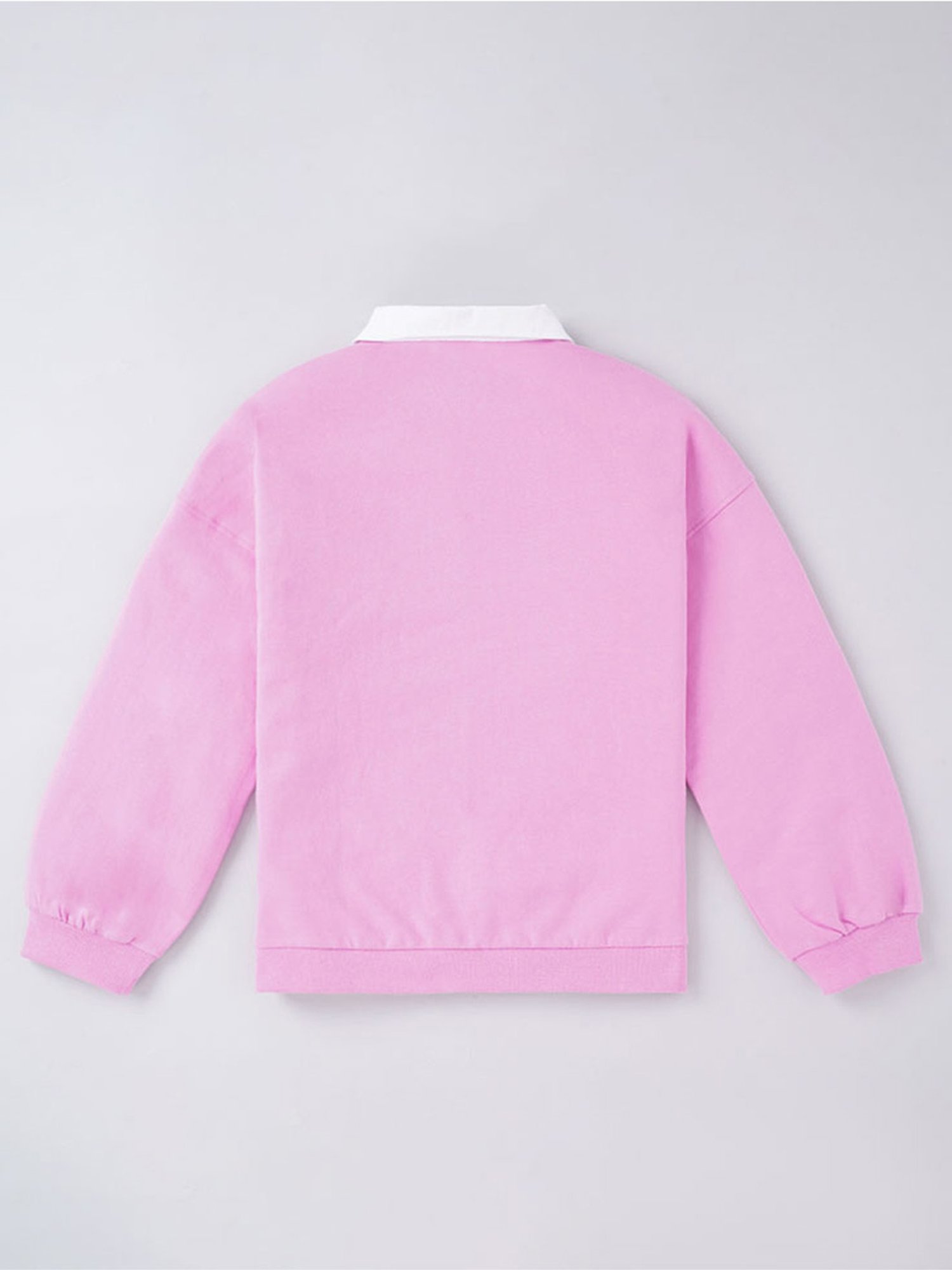 Edheads Kids Pink Cotton Printed Full Sleeves Sweatshirt