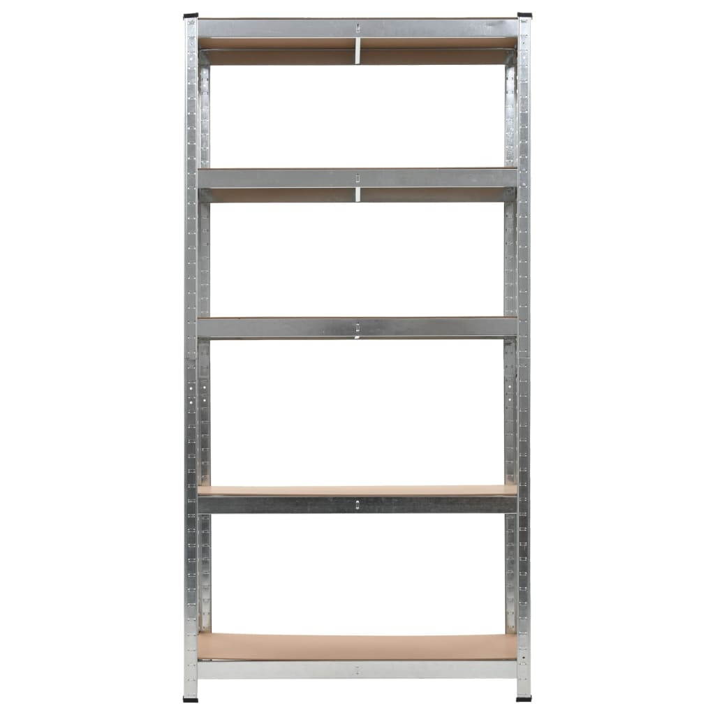 vidaXL 2x Storage Shelves 70.9" MDF Warehouse Collect Unit Rack Organizer