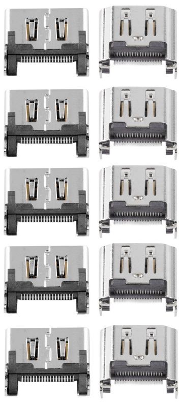 Games&Tech 10 x HDMI Port Socket Interface Connector Replacement HDMI Port for Sony Playstation 4 PS4 Console